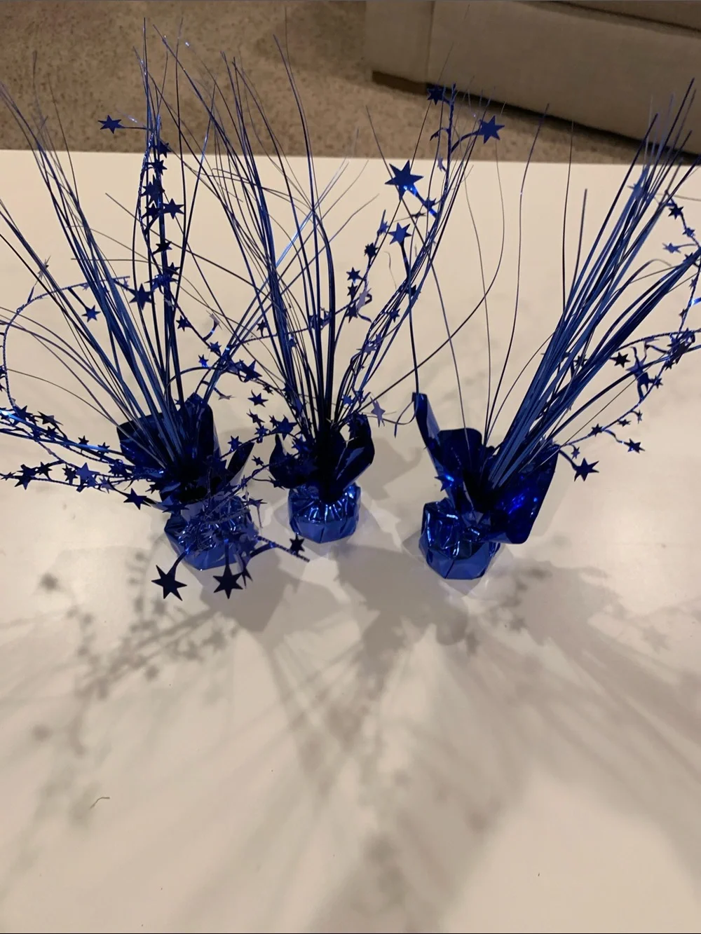Celebration photo backdrop! 7x5. Blue table decor also included.